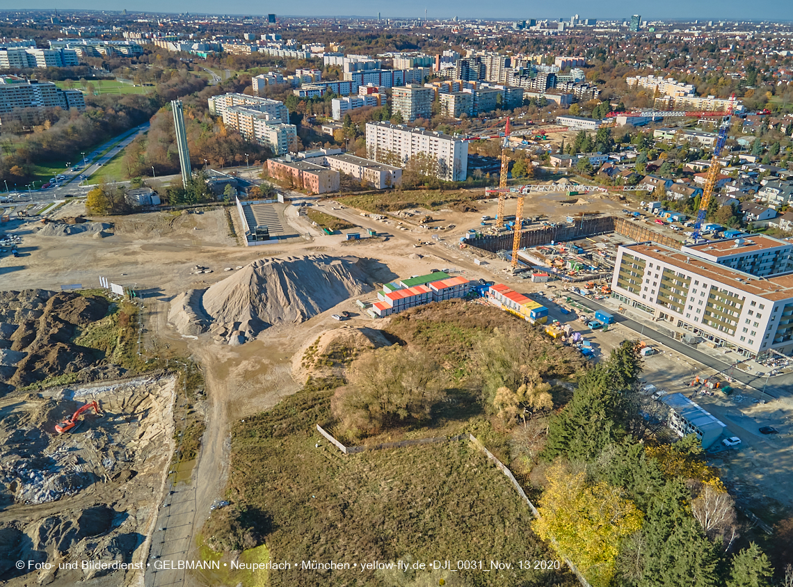 13.11.2020 - Piederstorfer Gelände und Alexisqaurtier am Karl-Marx-Ring in Neuperlach